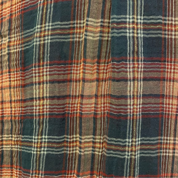 Rails Jerrah Long Sleeve Plaid Button Up with Metallic Stripe, size L - Picture 2 of 7